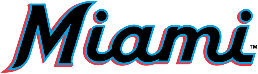 Miami Marlins 2019-Pres Wordmark Logo iron on transfers for fabric